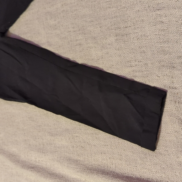 Anne Klein Black Pants with Gold zippers - Picture 3 of 9